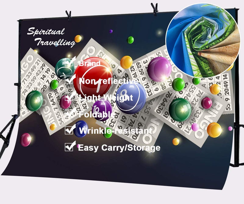 SSCSTS 9x6ft Lottery Photography Background Winning Ball Bingo Backdrop Photo Props LYST633 - Image 4